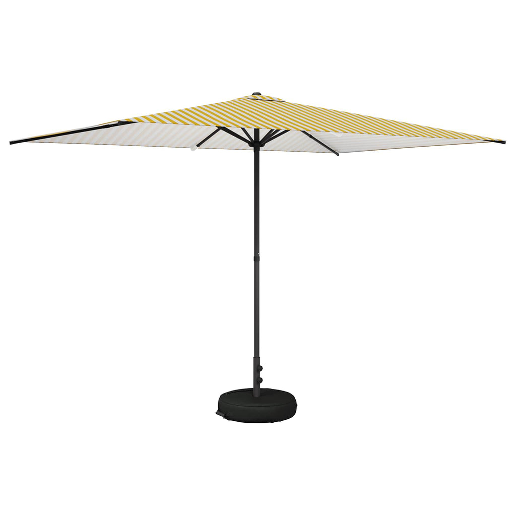 vidaXL Parasol ogrodowy z podstawą 200 x 300 cm Poliester Prostokątny