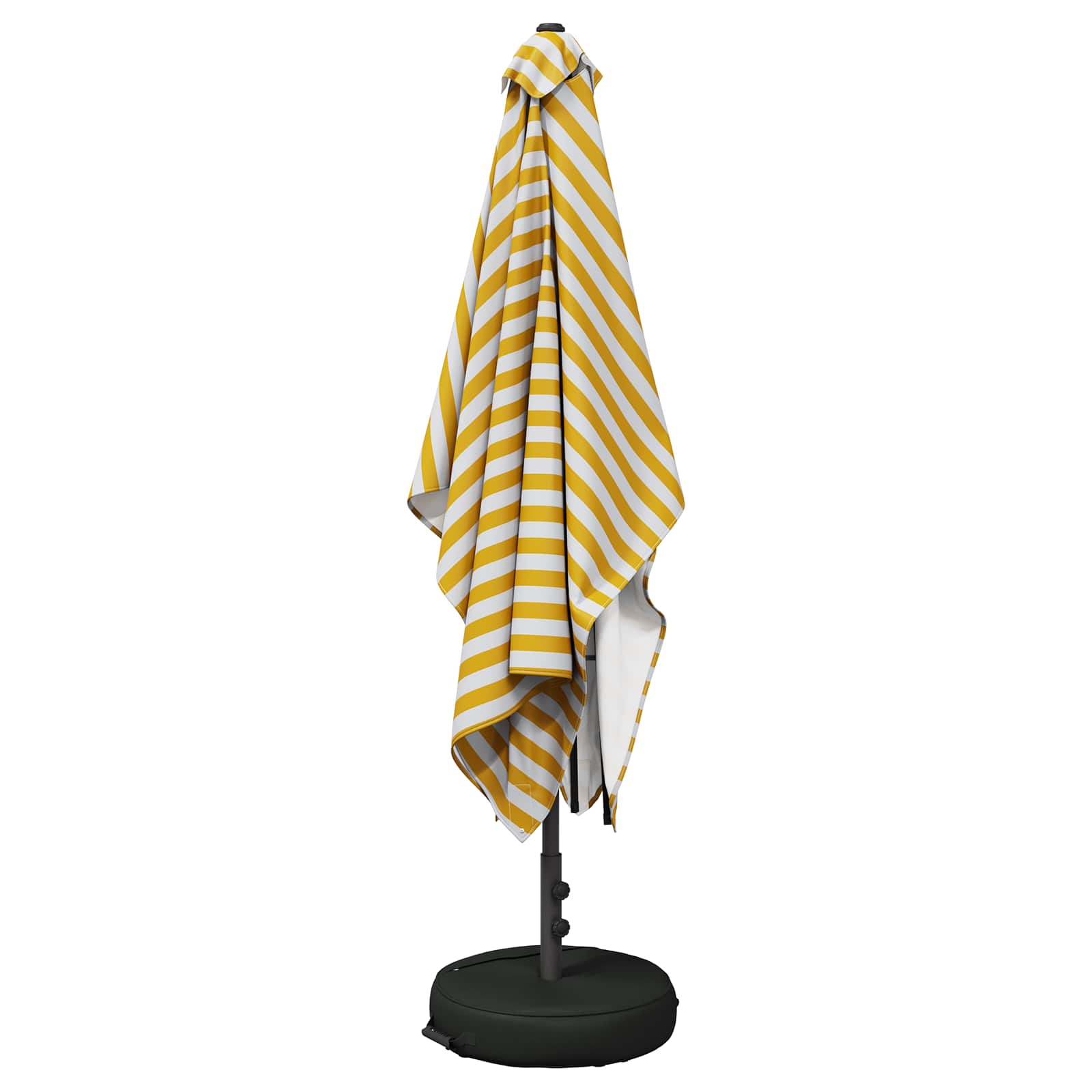 vidaXL Parasol ogrodowy z podstawą 200 x 300 cm Poliester Prostokątny