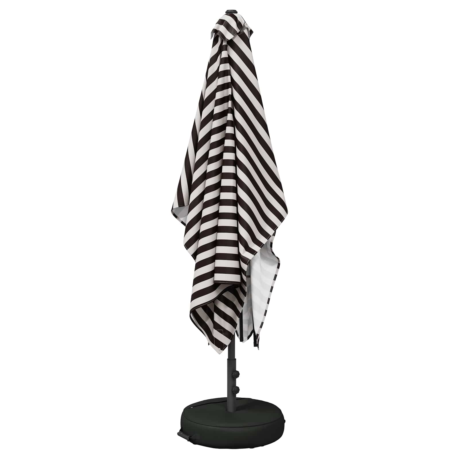 vidaXL Parasol ogrodowy z podstawą 200 x 300 cm Poliester Prostokątny