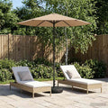 vidaXL Parasol ogrodowy z podstawą 230 x 230 cm Poliester Prostokątny