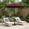 vidaXL Parasol ogrodowy z podstawą 230 x 230 cm Poliester Prostokątny