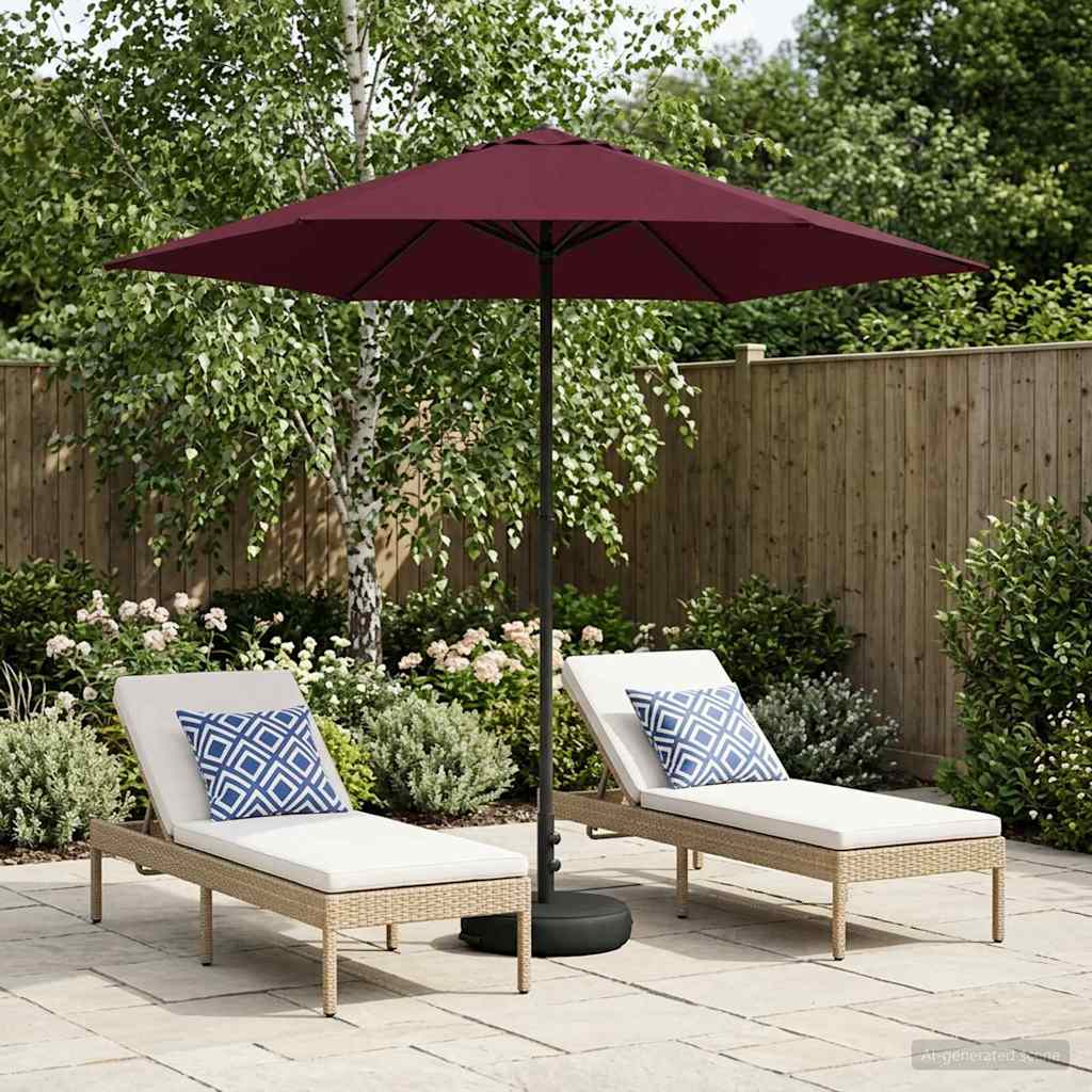 vidaXL Parasol ogrodowy z podstawą 230 x 230 cm Poliester Prostokątny