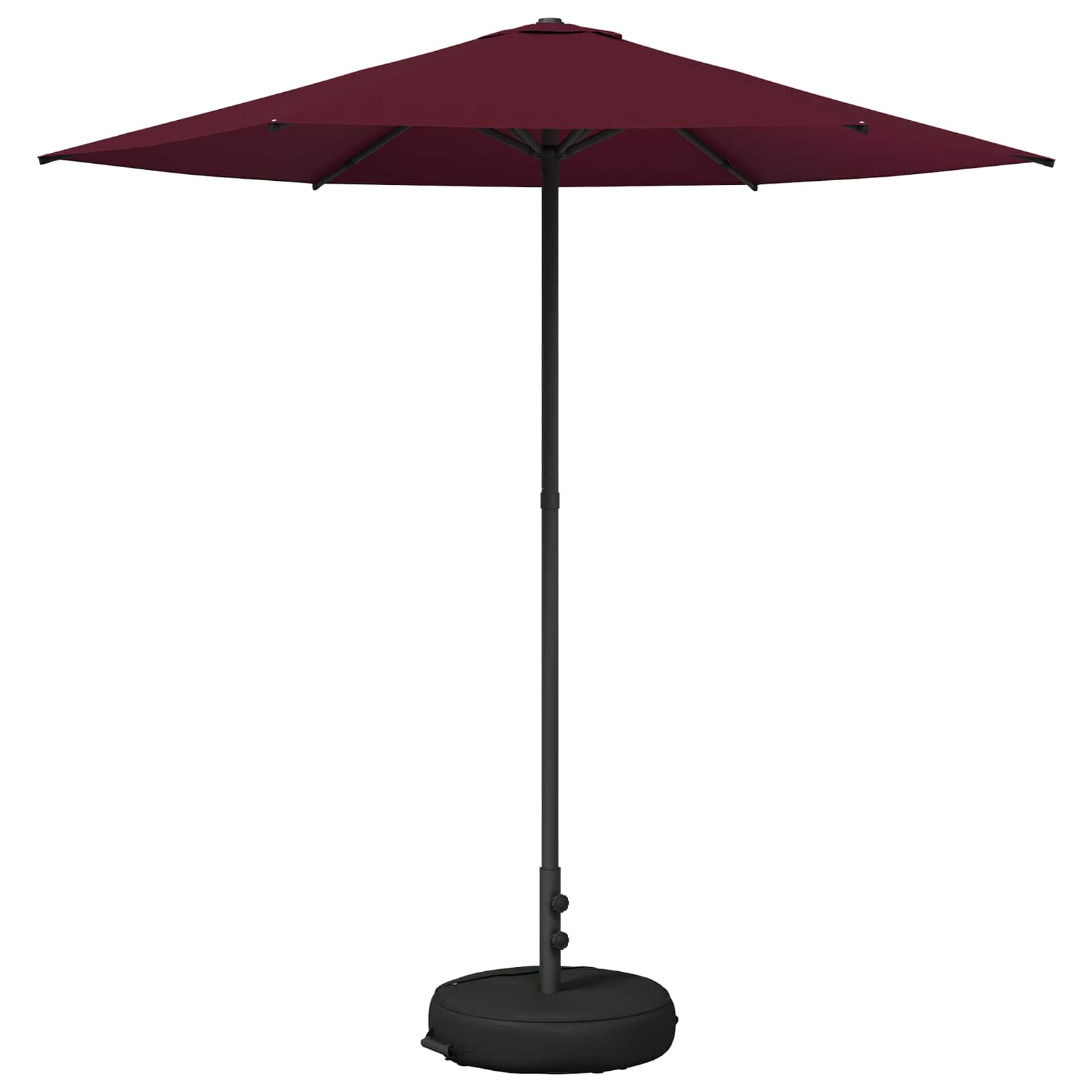 vidaXL Parasol ogrodowy z podstawą 230 x 230 cm Poliester Prostokątny