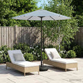 vidaXL Parasol ogrodowy z podstawą 230 x 230 cm Poliester Prostokątny