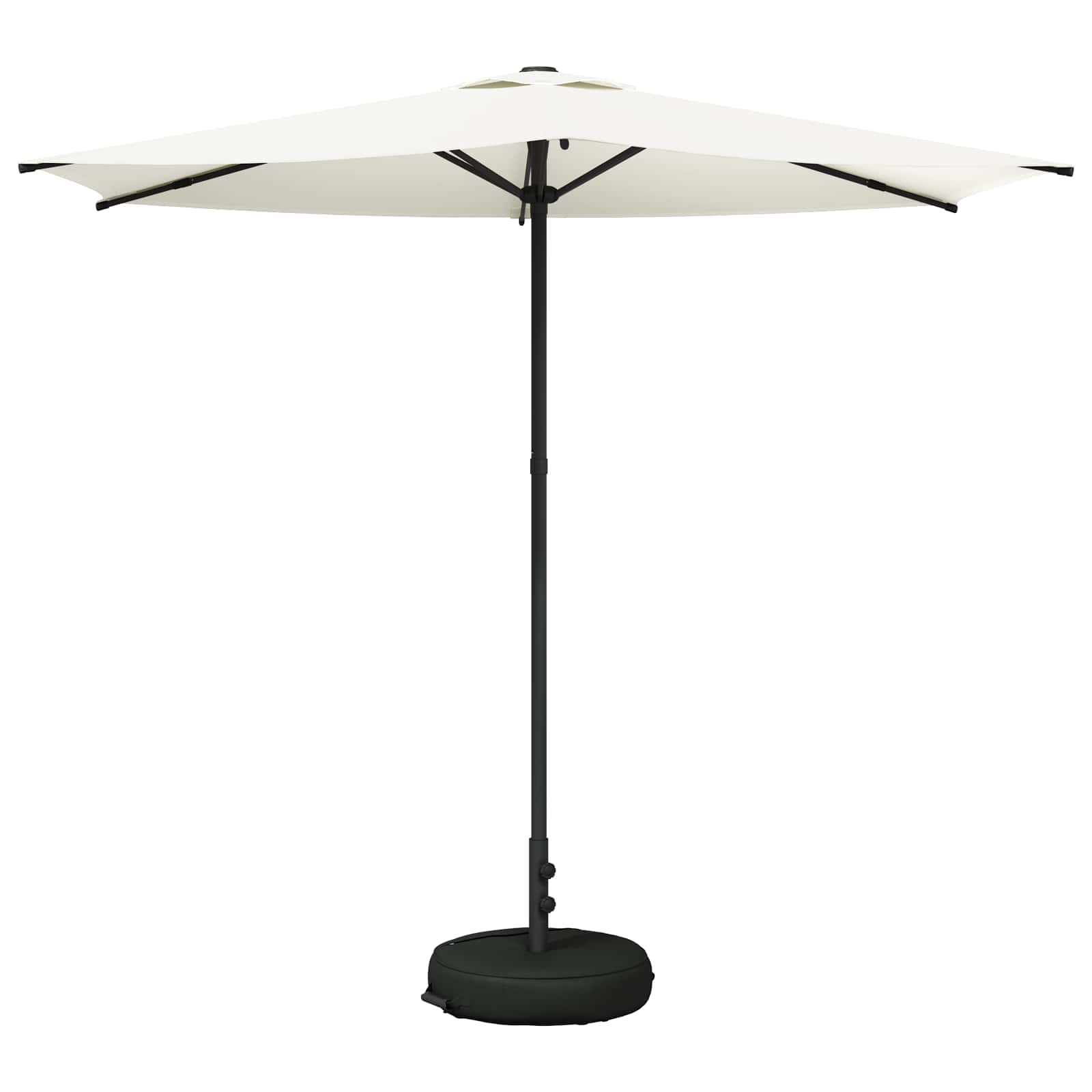 vidaXL Parasol ogrodowy z podstawą 270 x 270 cm Poliester Prostokątny