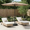 vidaXL Parasol ogrodowy z podstawą 270 x 270 cm Poliester Prostokątny