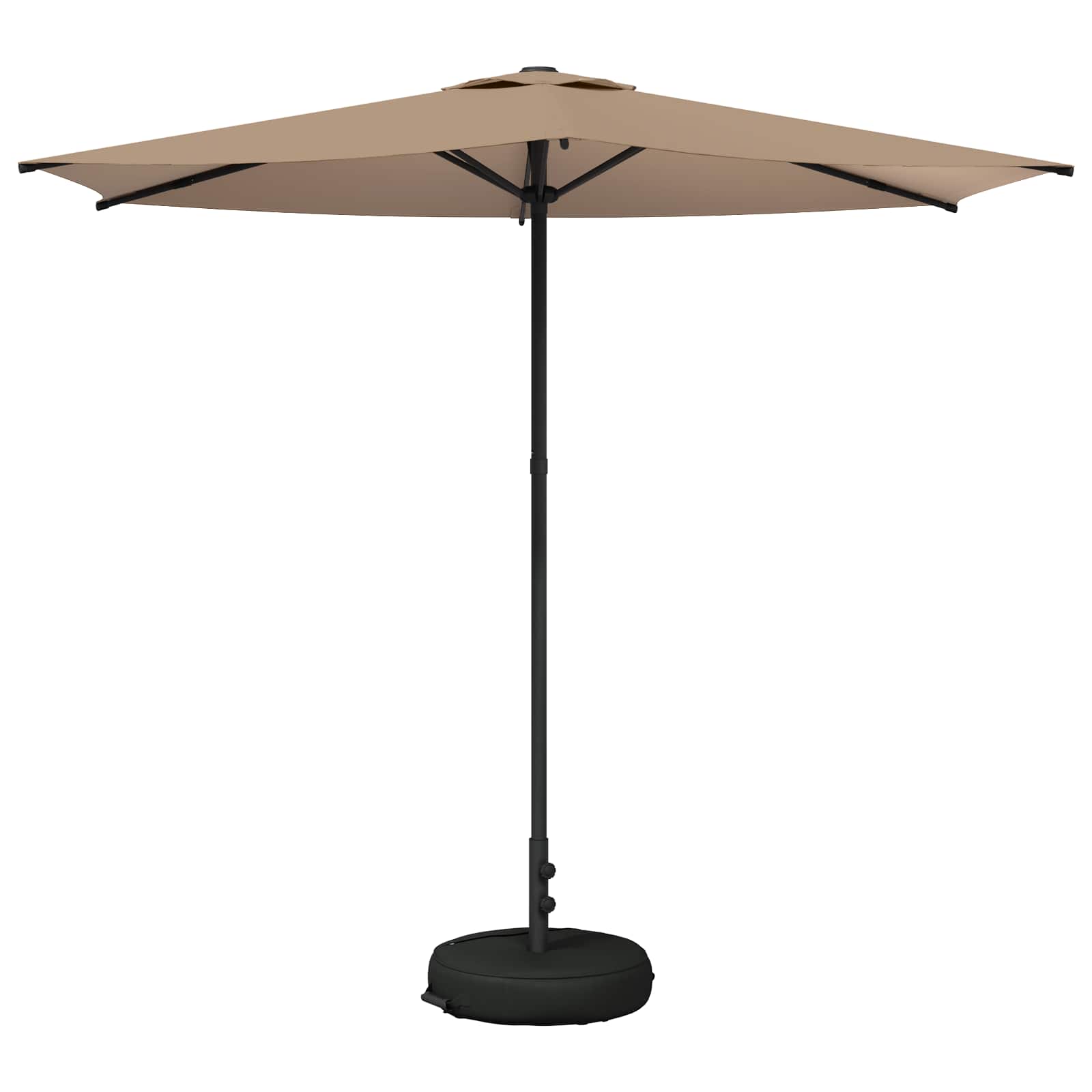 vidaXL Parasol ogrodowy z podstawą 270 x 270 cm Poliester Prostokątny