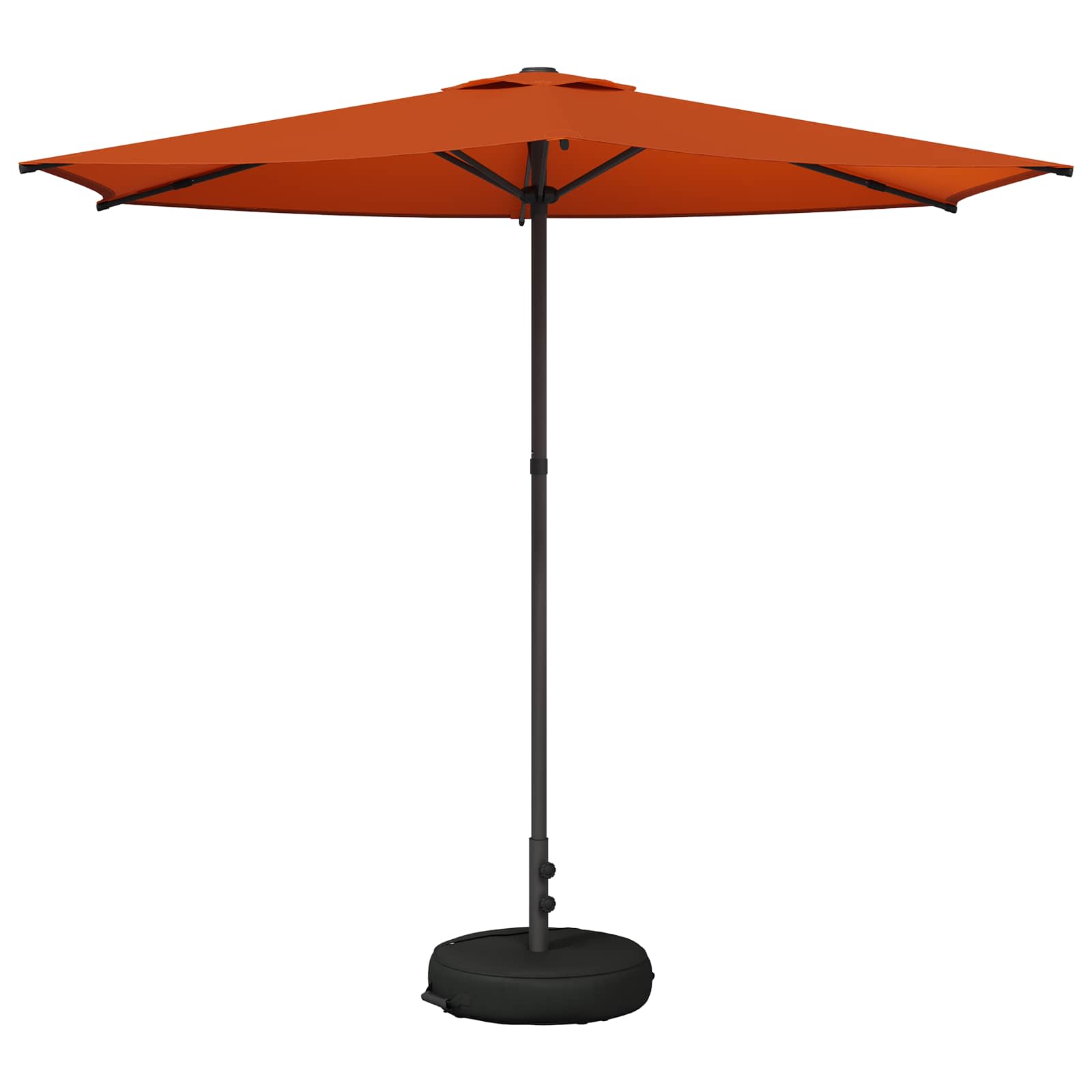 vidaXL Parasol ogrodowy z podstawą 270 x 270 cm Poliester Prostokątny