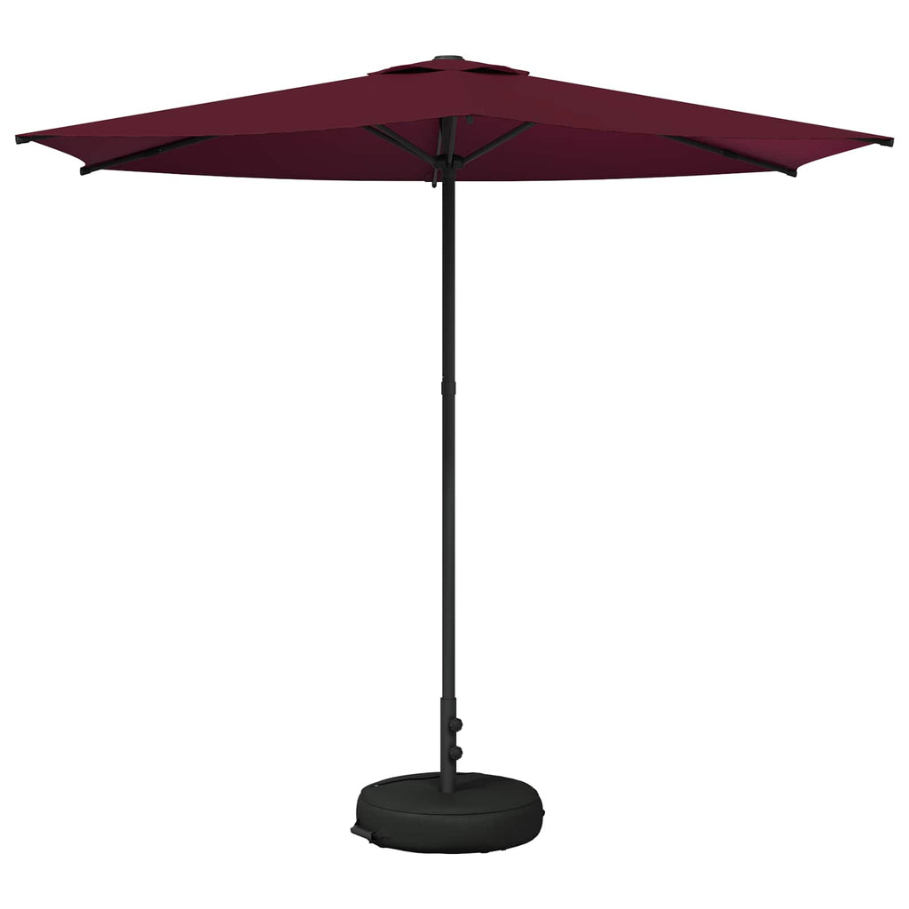 vidaXL Parasol ogrodowy z podstawą 270 x 270 cm Poliester Prostokątny