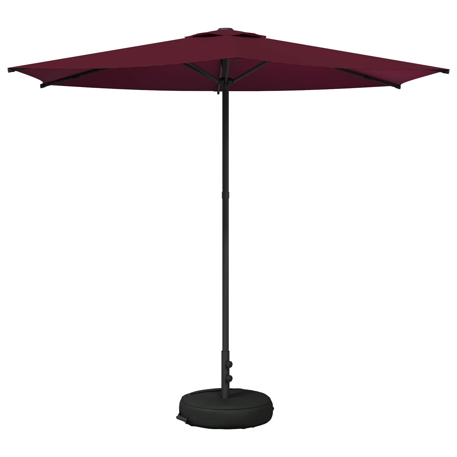 vidaXL Parasol ogrodowy z podstawą 270 x 270 cm Poliester Prostokątny