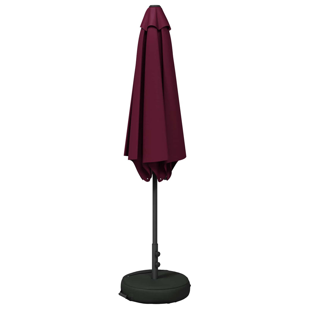 vidaXL Parasol ogrodowy z podstawą 270 x 270 cm Poliester Prostokątny