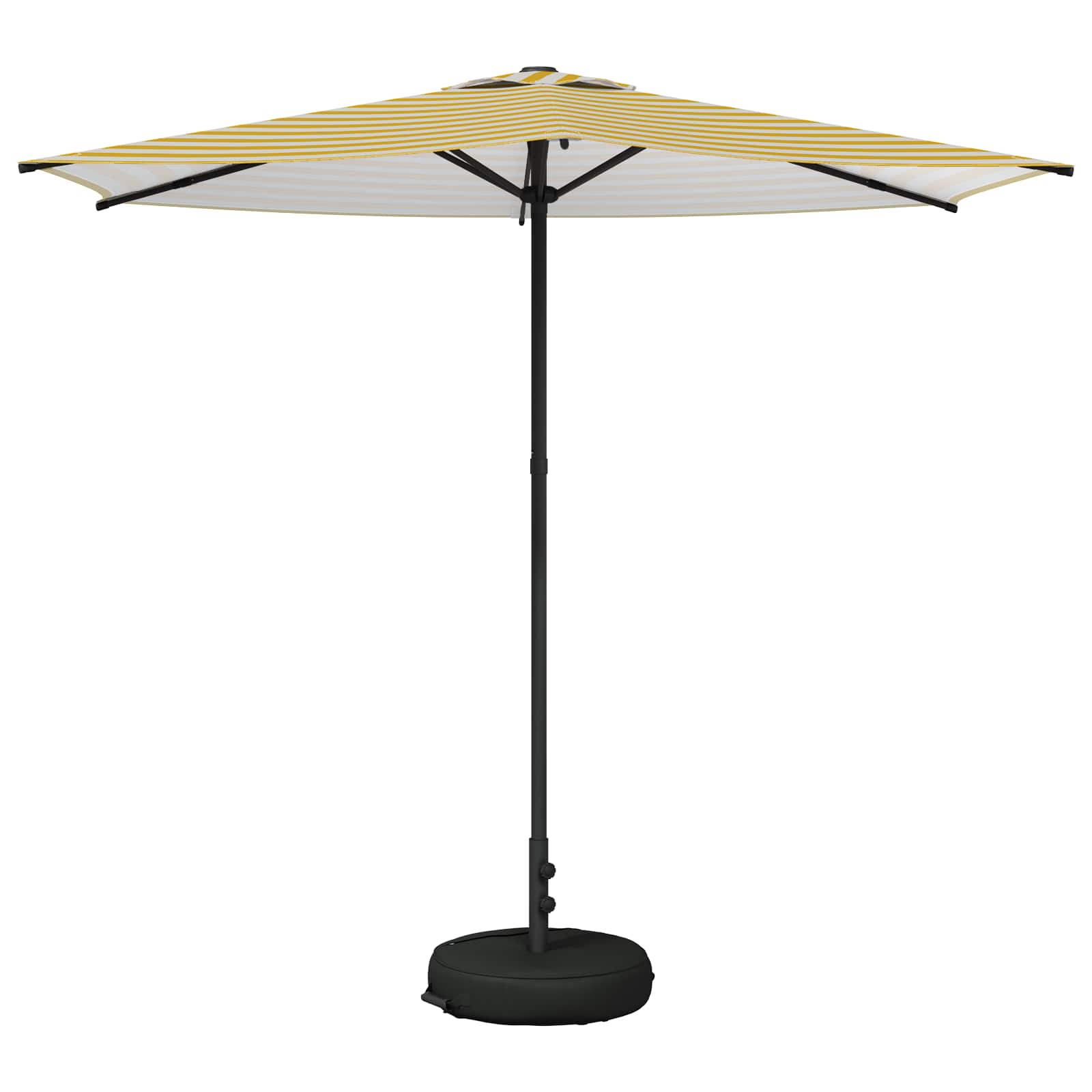 vidaXL Parasol ogrodowy z podstawą 270 x 270 cm Poliester Prostokątny