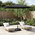 vidaXL Parasol ogrodowy z podstawą 300 x 300 cm Poliester Prostokątny