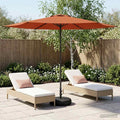 vidaXL Parasol ogrodowy z podstawą 300 x 300 cm Poliester Prostokątny