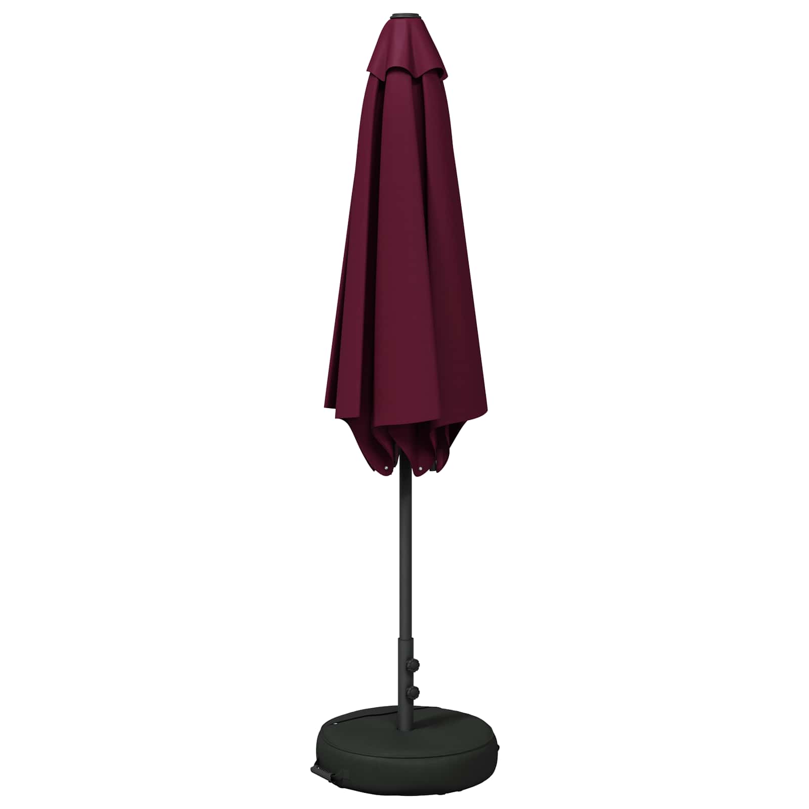 vidaXL Parasol ogrodowy z podstawą 300 x 300 cm Poliester Prostokątny