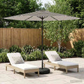 vidaXL Parasol ogrodowy z podstawą 300 x 300 cm Poliester Prostokątny