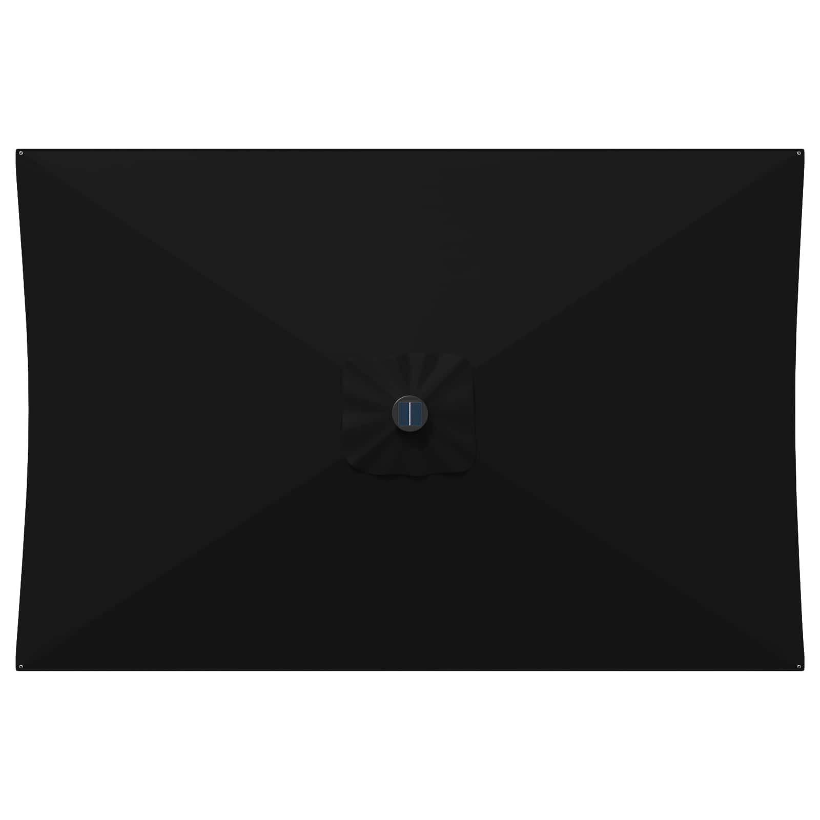 vidaXL Parasol ogrodowy z oświetleniem LED i podstawą 200 x 300 cm