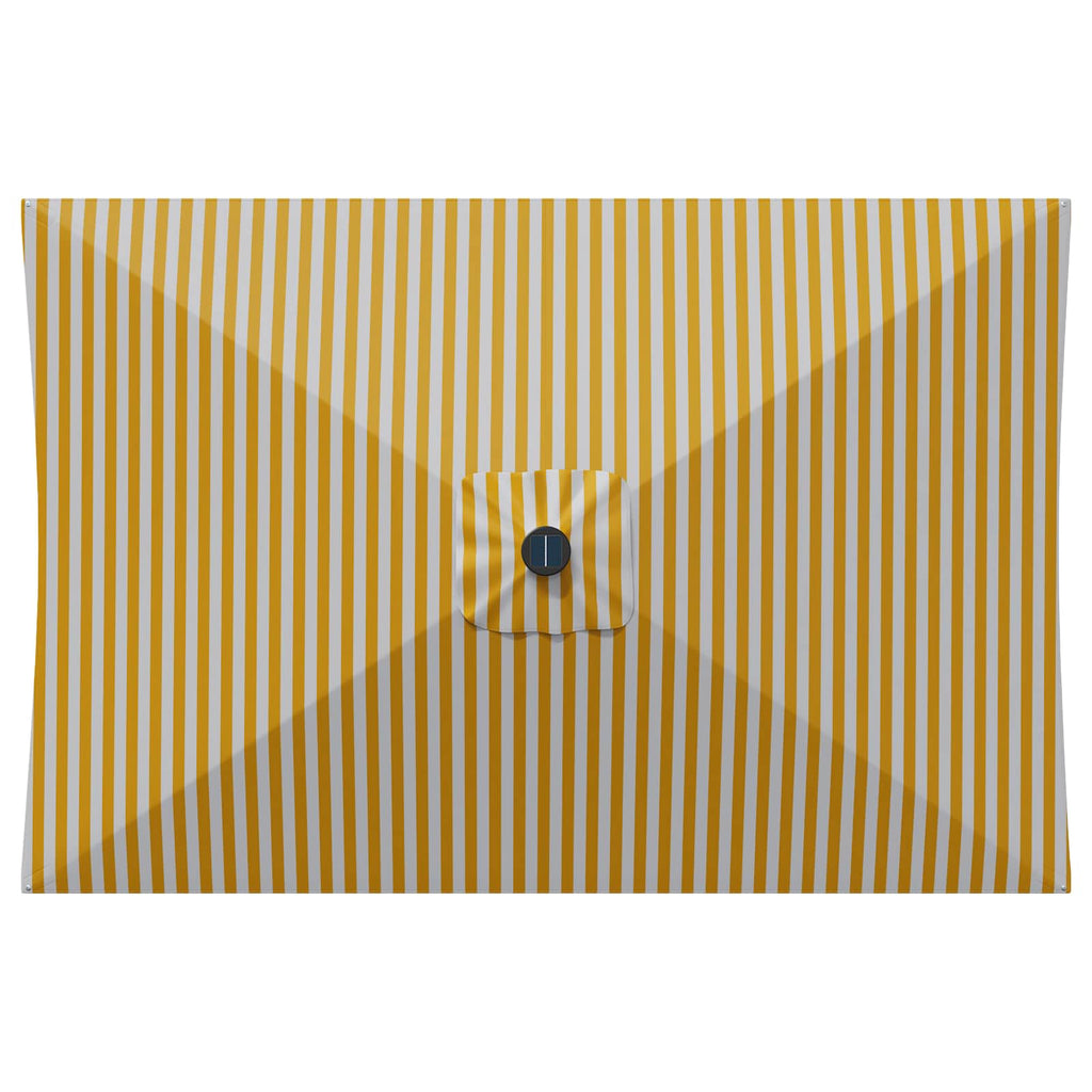 vidaXL Parasol ogrodowy z oświetleniem LED i podstawą 200 x 300 cm