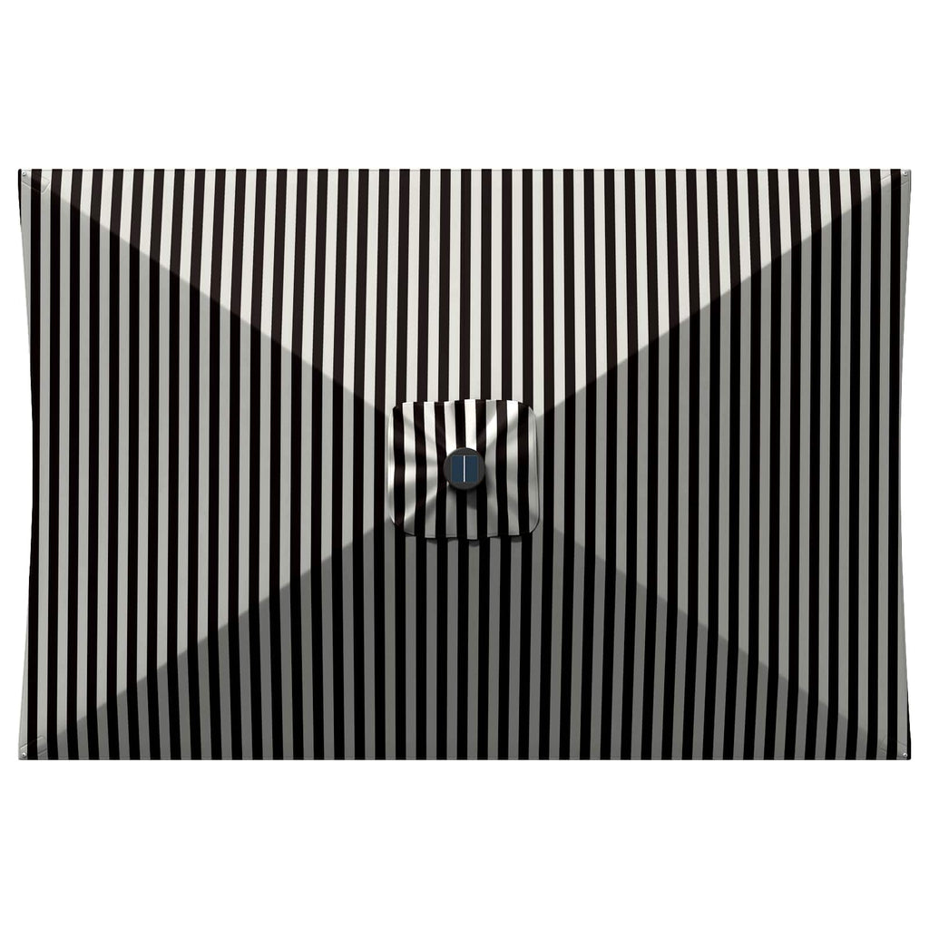 vidaXL Parasol ogrodowy z oświetleniem LED i podstawą 200 x 300 cm