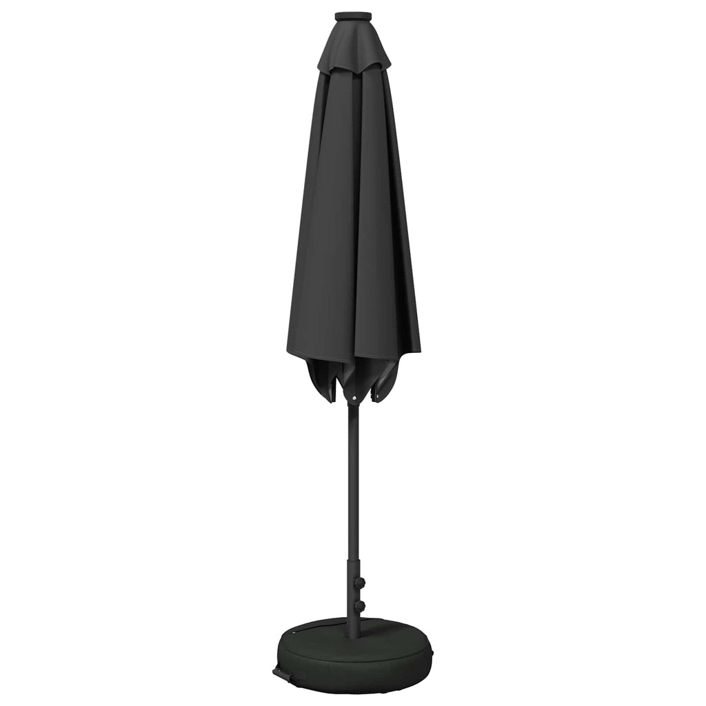 vidaXL Parasol ogrodowy z oświetleniem LED i podstawą 270 x 270 cm