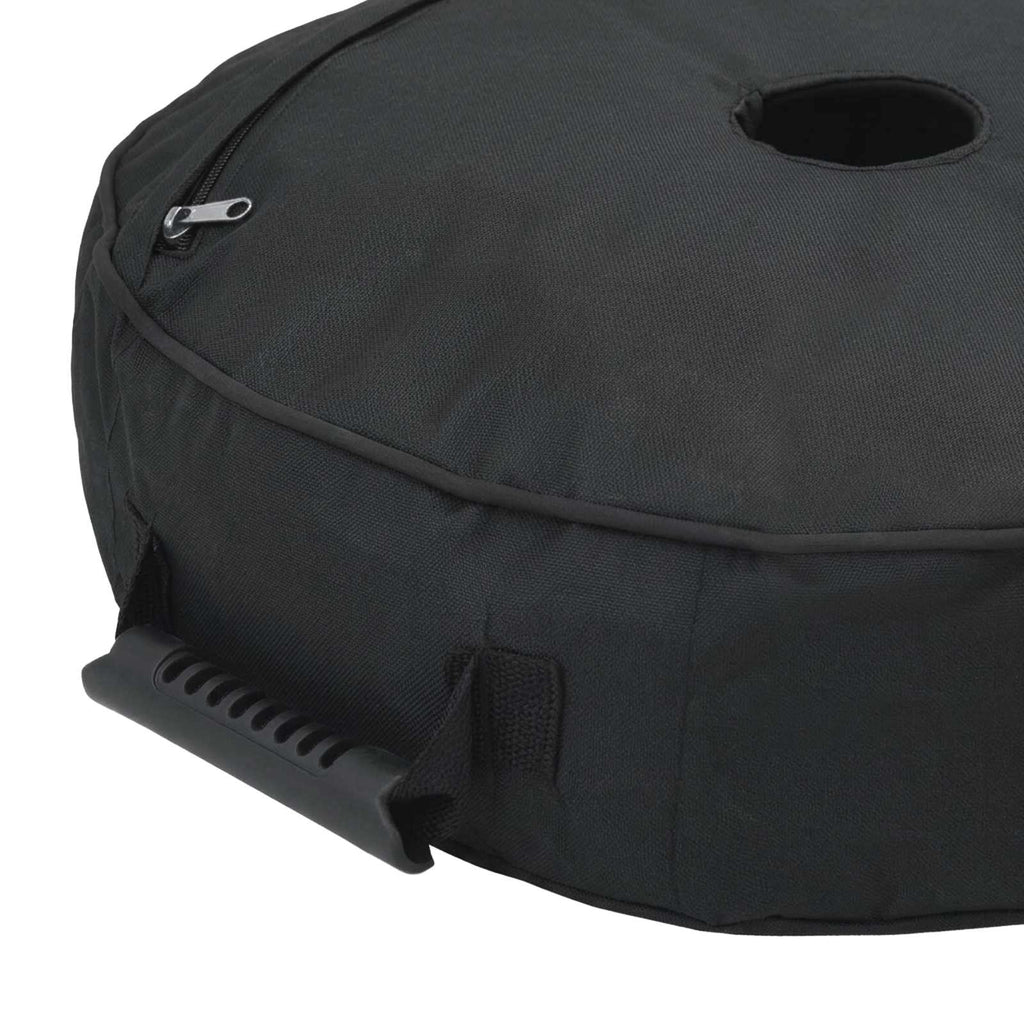 vidaXL Podstawa do parasola na patio 60 x 60 cm Stal Czarny