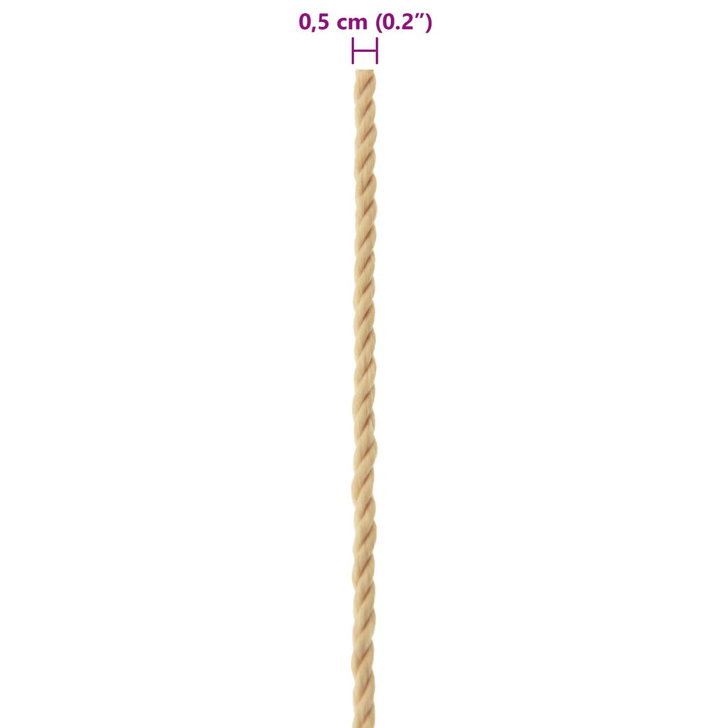 vidaXL Lina do łodzi 0.5 mm 50 m naturalny