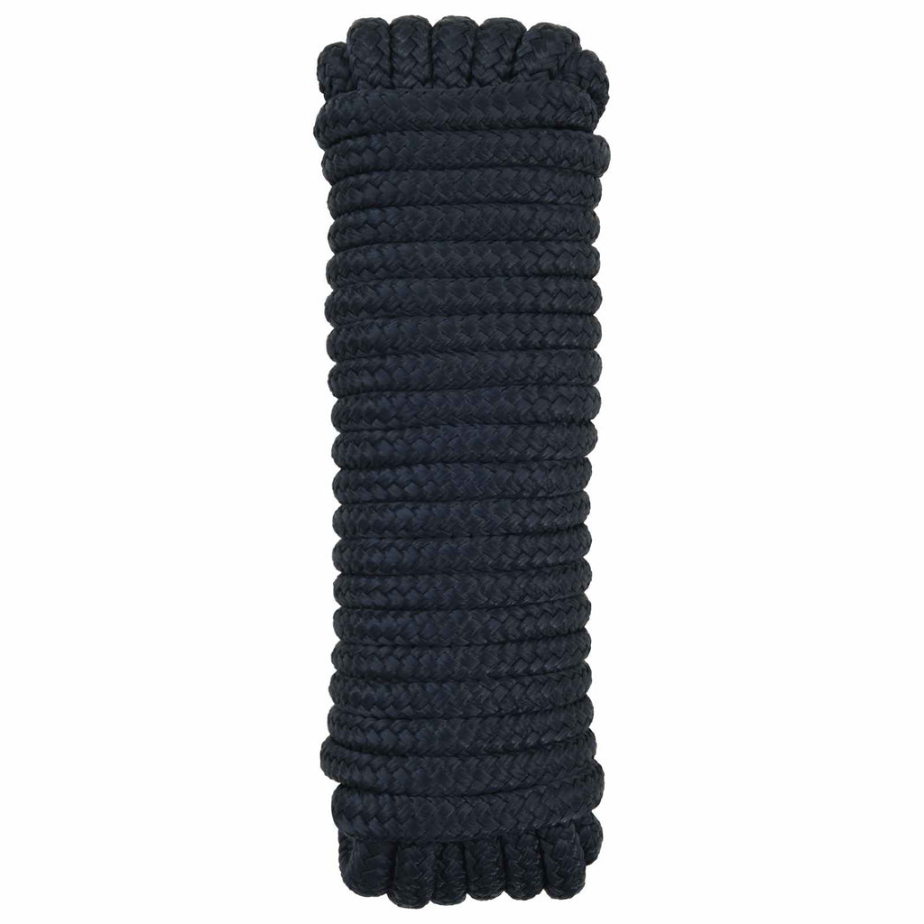 vidaXL Lina do łodzi 12 m 2 Niebieski królewski Poliester