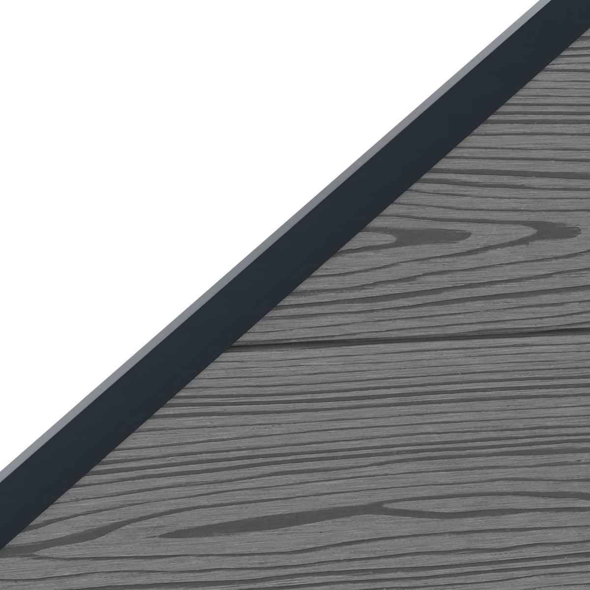 vidaXL Zestaw ogrodzeniowy 1311 x 186 cm WPC i aluminium Szary