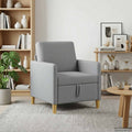 vidaXL Sofa z miejscem do przechowywania jasnoszary 72 x 78 x 87 cm