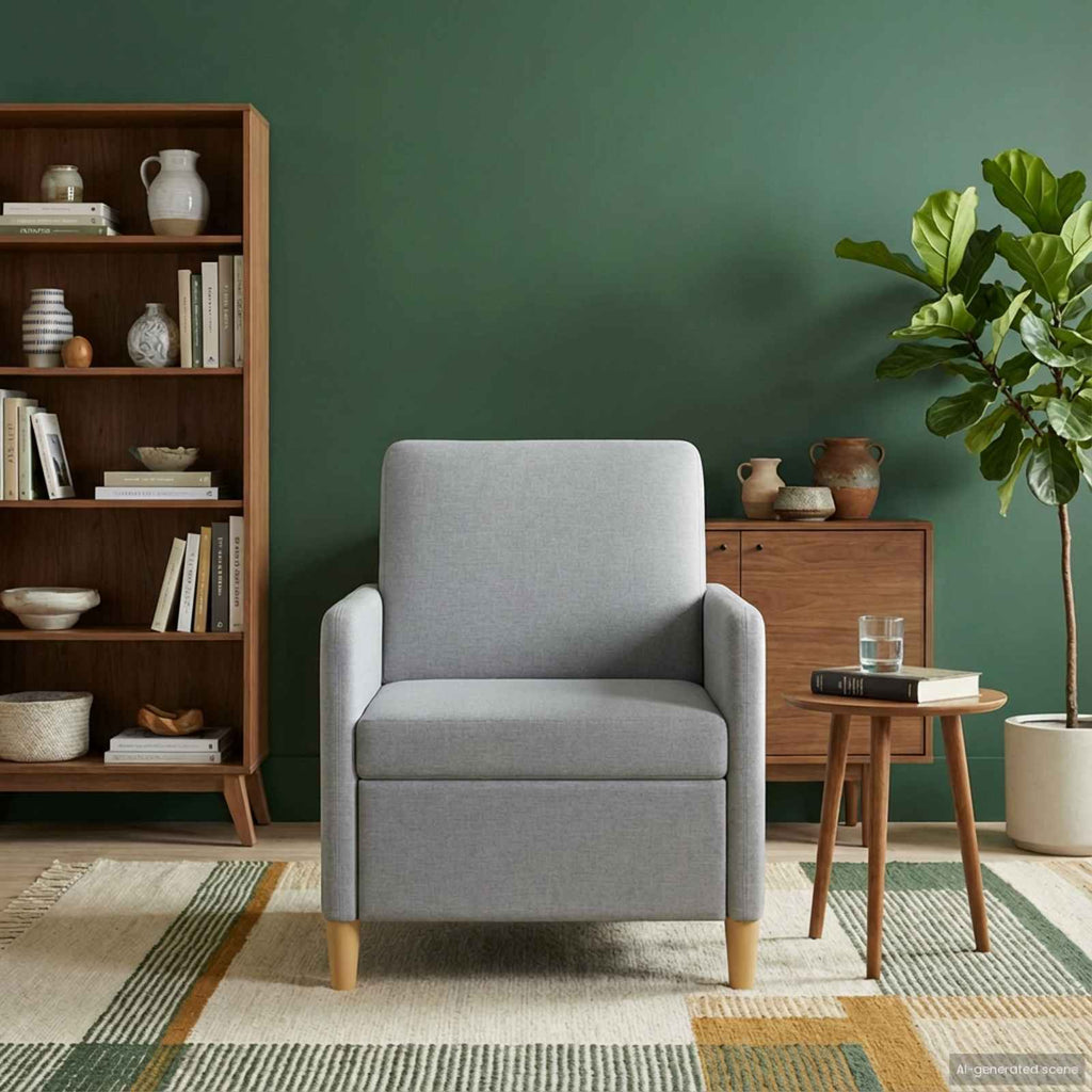 vidaXL Sofa z miejscem do przechowywania jasnoszary 72 x 78 x 87 cm