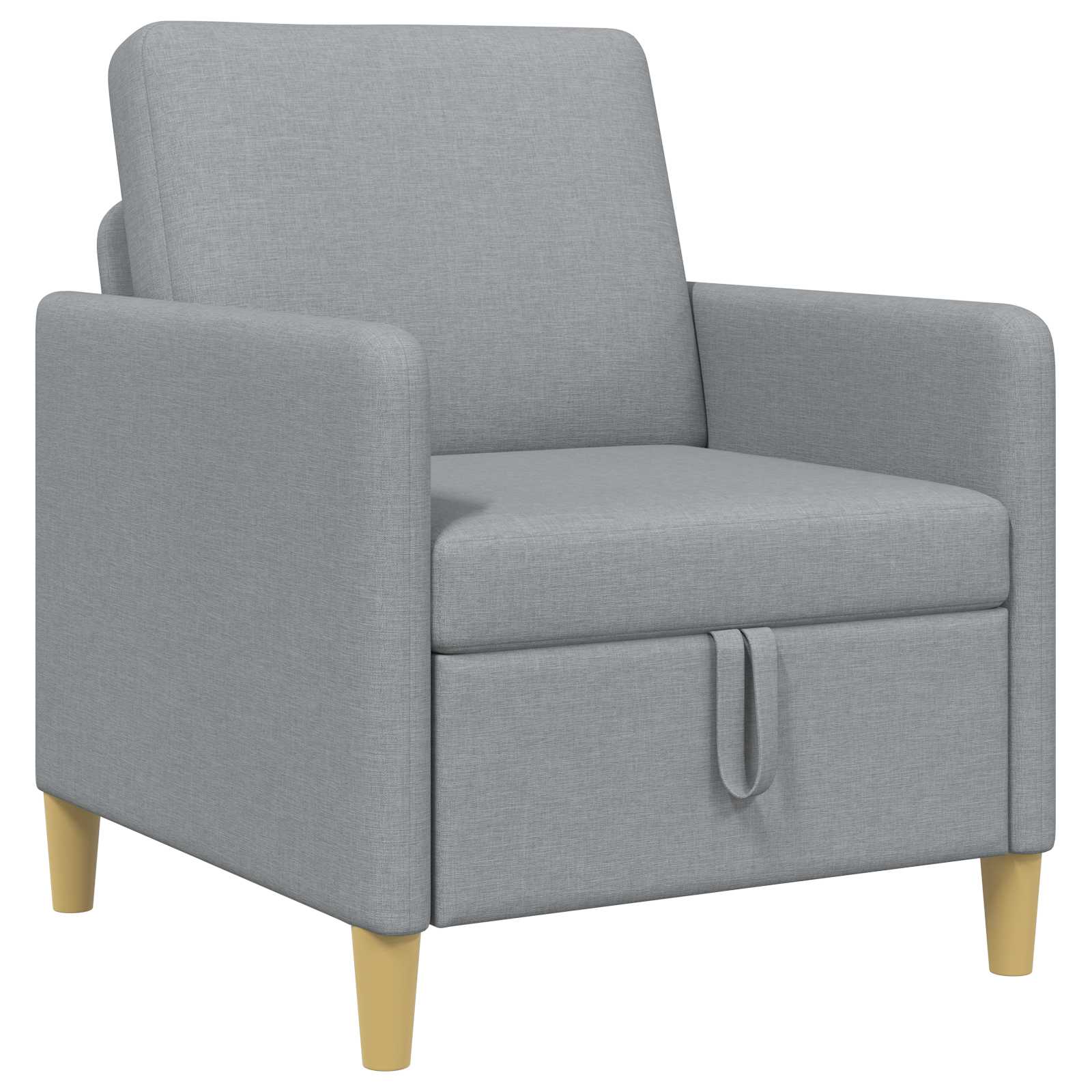 vidaXL Sofa z miejscem do przechowywania jasnoszary 72 x 78 x 87 cm
