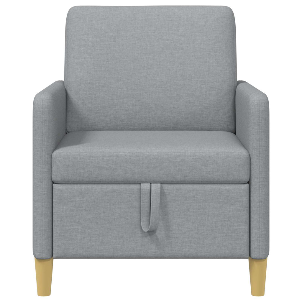 vidaXL Sofa z miejscem do przechowywania jasnoszary 72 x 78 x 87 cm