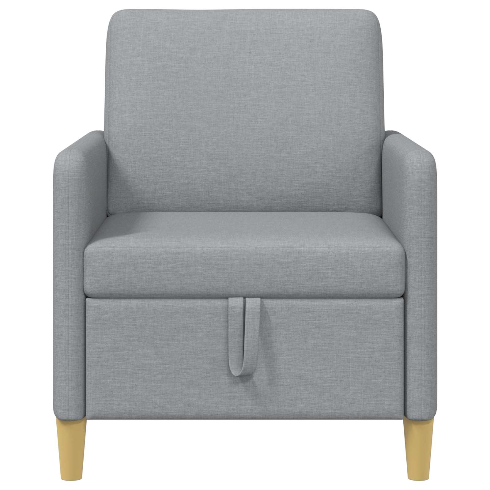 vidaXL Sofa z miejscem do przechowywania jasnoszary 72 x 78 x 87 cm