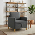 vidaXL Sofa z miejscem do przechowywania ciemnoszary 72 x 78 x 87 cm