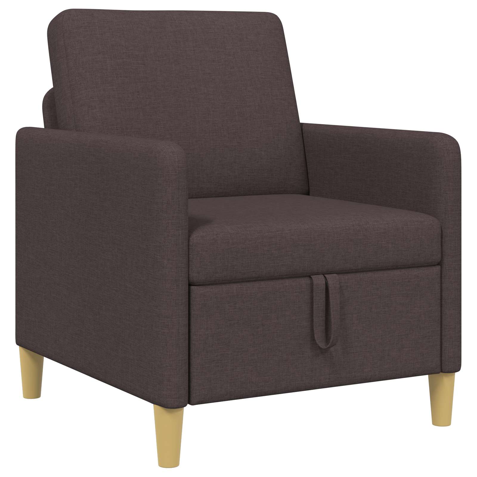 vidaXL Sofa z miejscem do przechowywania Ciemny brąz 72 x 78 x 87 cm