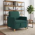 vidaXL Sofa z miejscem do przechowywania Ciemnozielony 72 x 78 x 87 cm