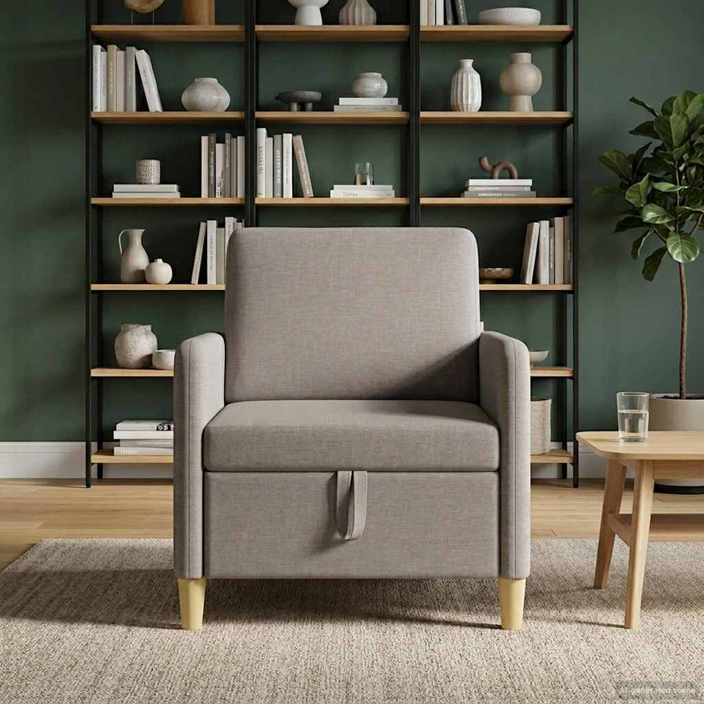 vidaXL Sofa z miejscem do przechowywania Ciemnoszary 72 x 78 x 87 cm
