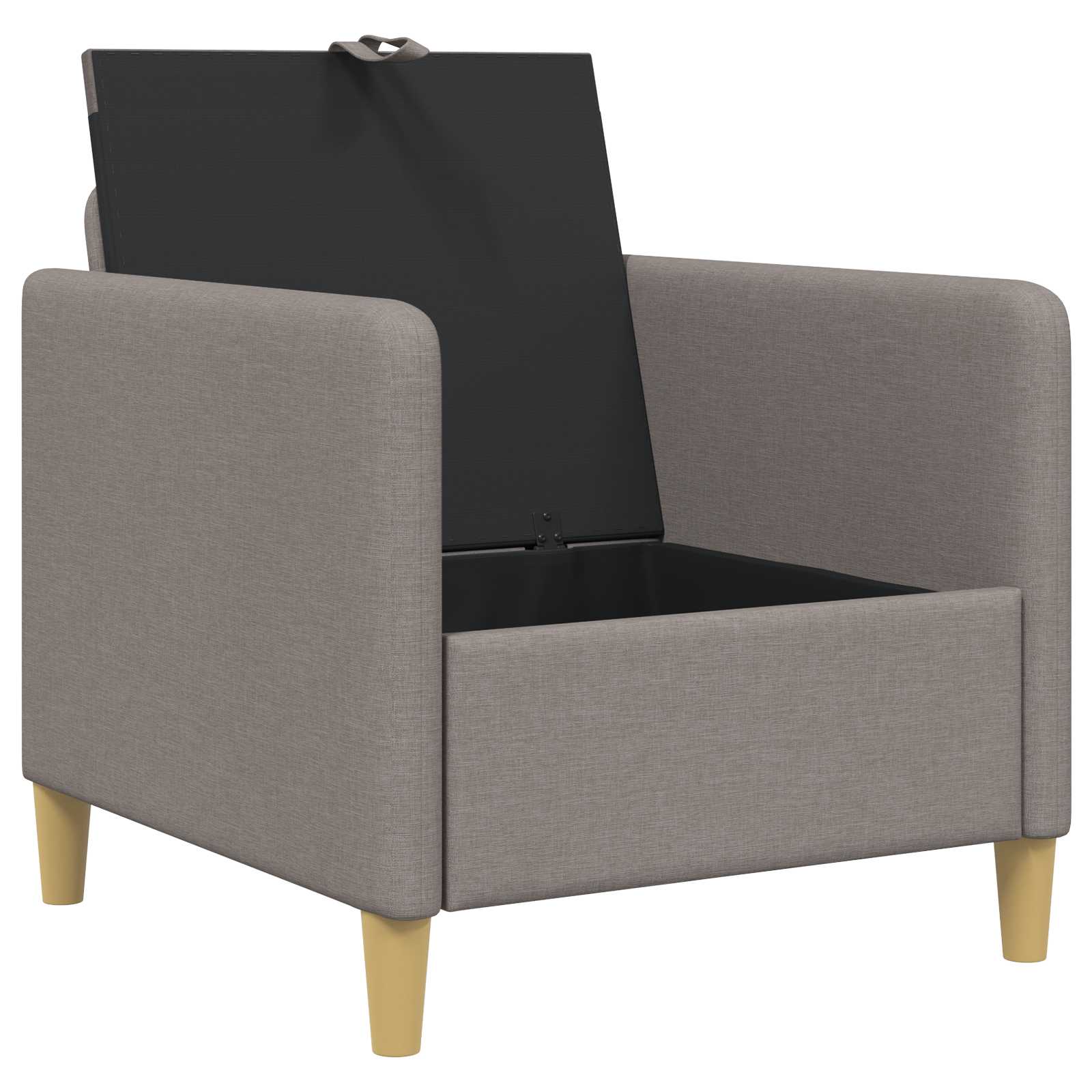 vidaXL Sofa z miejscem do przechowywania Ciemnoszary 72 x 78 x 87 cm