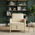 vidaXL Sofa z miejscem do przechowywania kremowy 72 x 78 x 87 cm