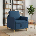 vidaXL Sofa z miejscem do przechowywania niebieski 72 x 78 x 87 cm