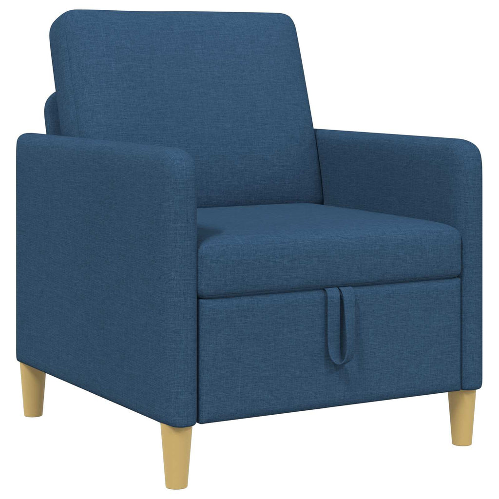 vidaXL Sofa z miejscem do przechowywania niebieski 72 x 78 x 87 cm