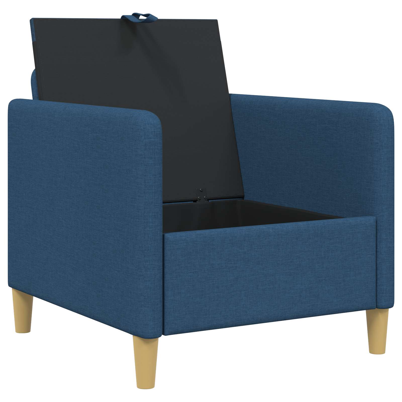vidaXL Sofa z miejscem do przechowywania niebieski 72 x 78 x 87 cm