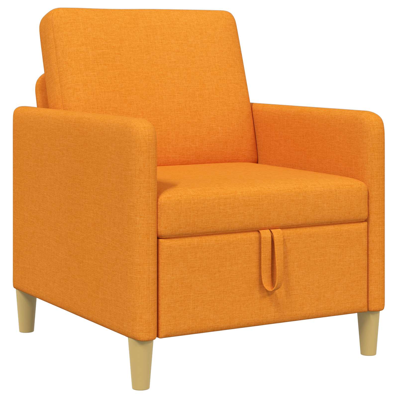 vidaXL Sofa z miejscem do przechowywania Ciemny Żółty 72 x 78 x 87 cm