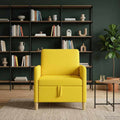 vidaXL Sofa z miejscem do przechowywania Jasnożółty 72 x 78 x 87 cm