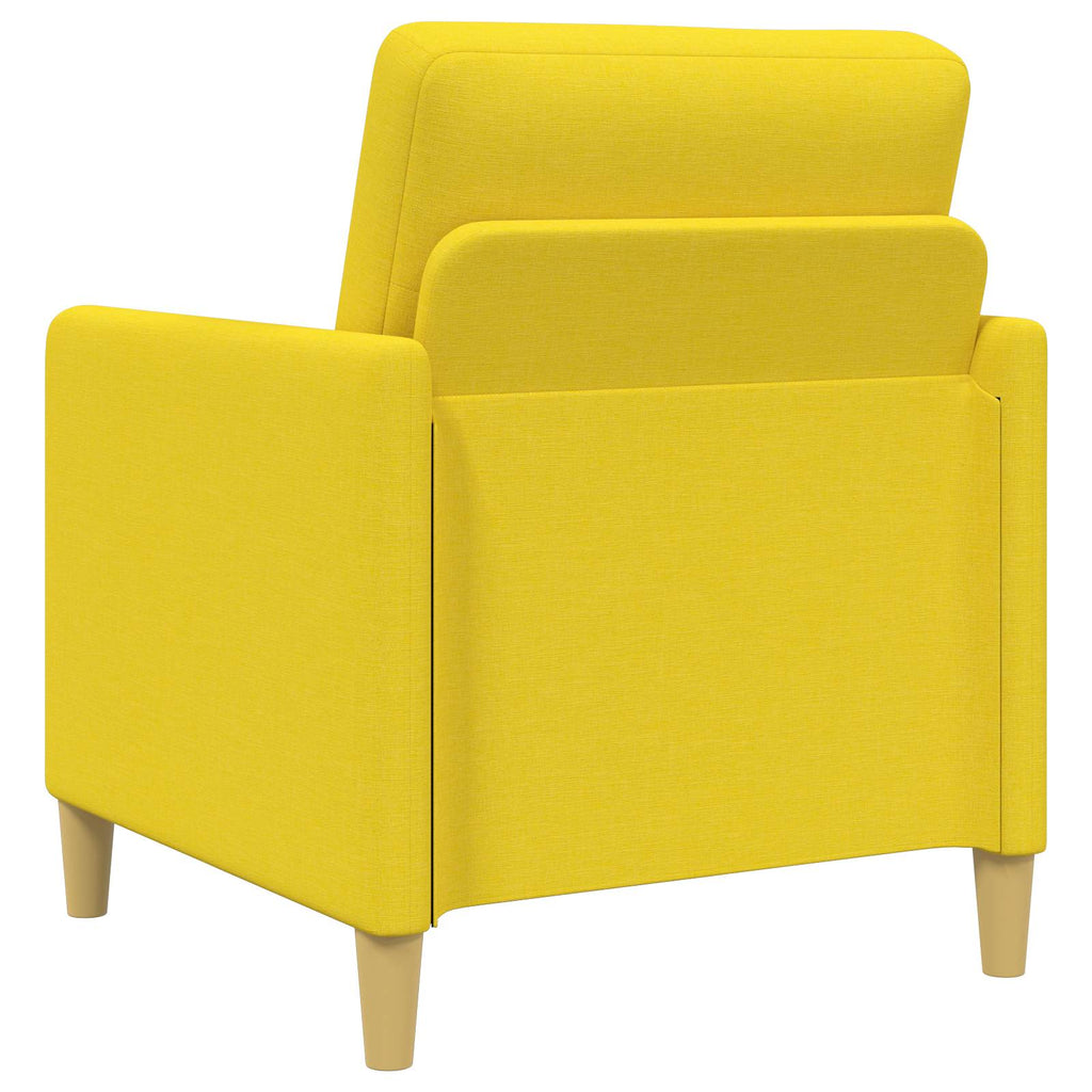 vidaXL Sofa z miejscem do przechowywania Jasnożółty 72 x 78 x 87 cm