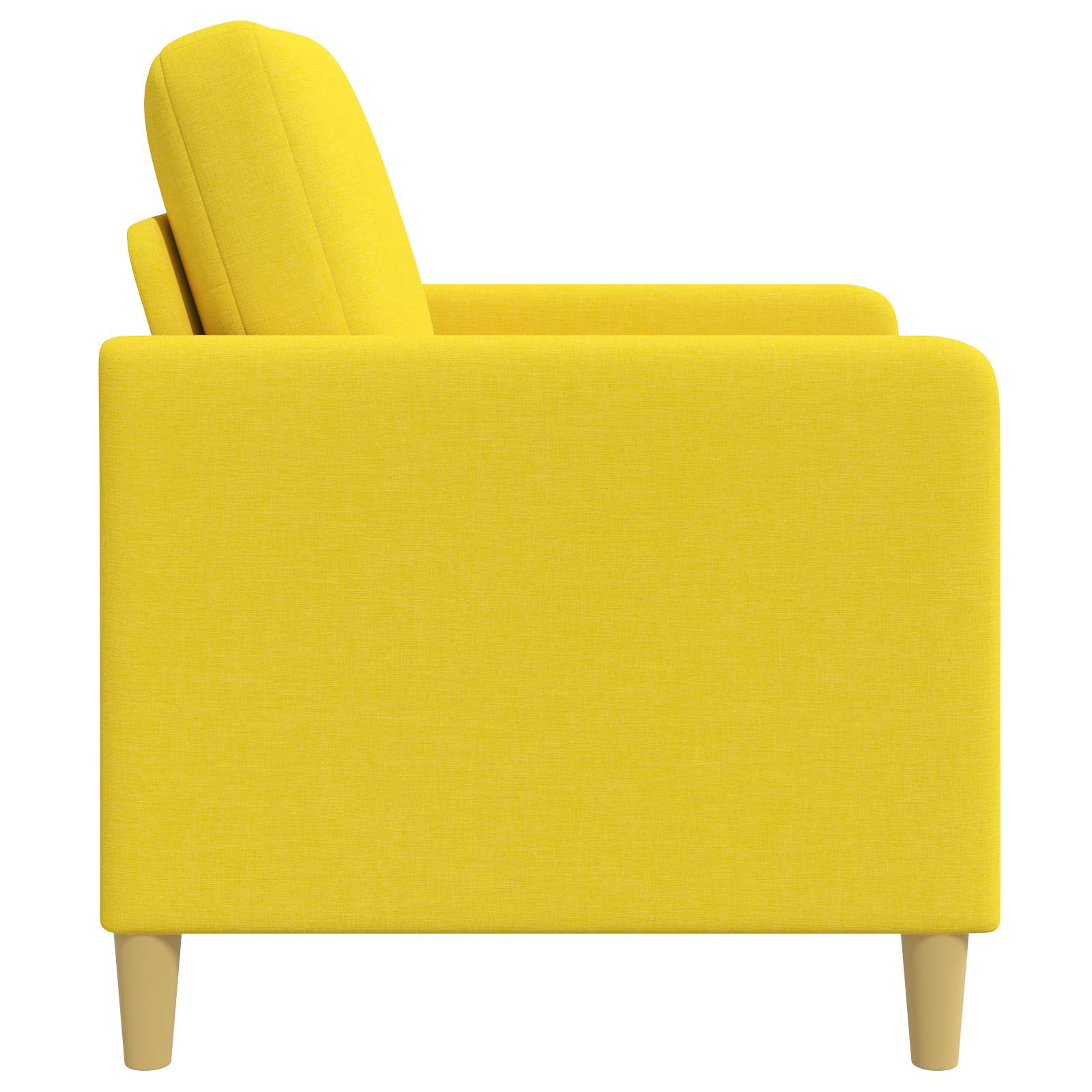 vidaXL Sofa z miejscem do przechowywania Jasnożółty 72 x 78 x 87 cm