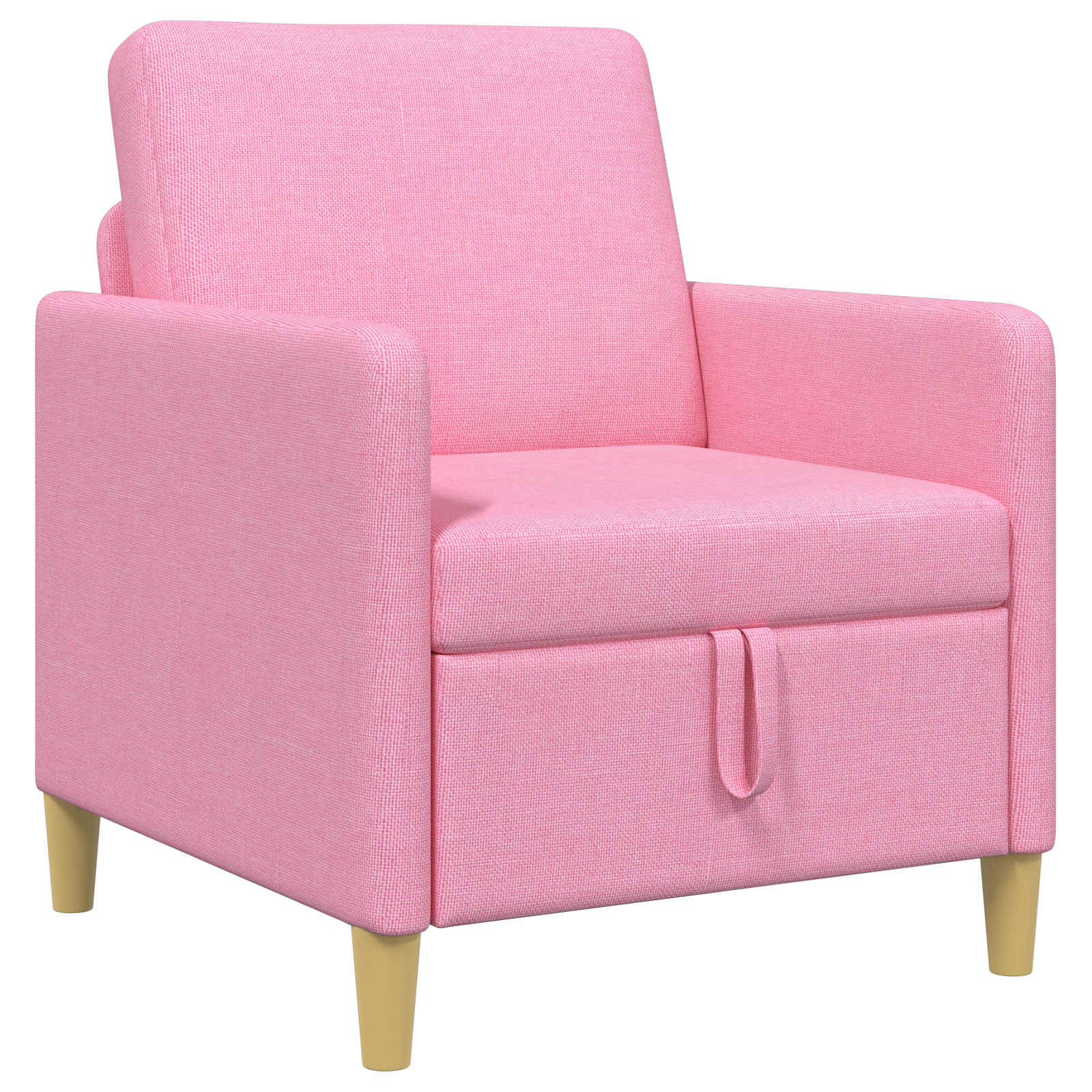 vidaXL Sofa z miejscem do przechowywania różowy 72 x 78 x 87 cm
