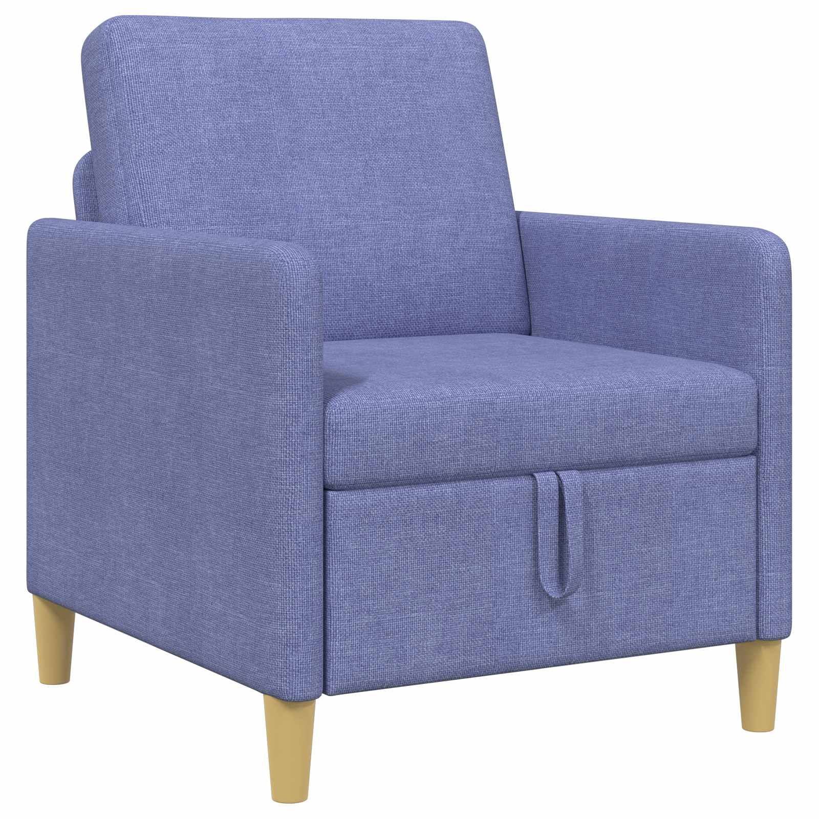 vidaXL Sofa z miejscem do przechowywania Niebieski dżins