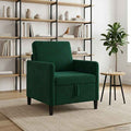 vidaXL Sofa z miejscem do przechowywania Ciemnozielony 72 x 78 x 87 cm