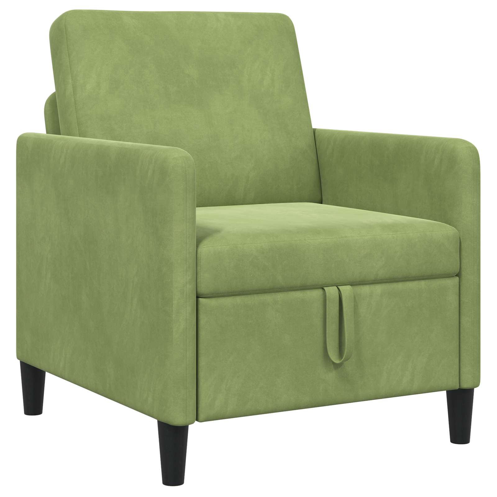 vidaXL Sofa z miejscem do przechowywania Jasnozielony 72 x 78 x 87 cm